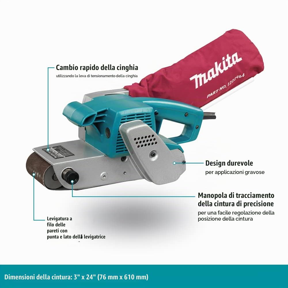Makita 9924DB LEVIGATRICE Nastro