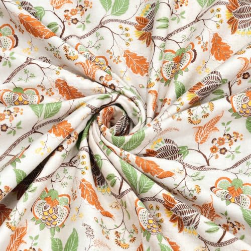 Image of Home Ecstasy 100% Cotton Mulmul Reversible Dohar for Single Bed 210 GSM (56 x 88 inches), Brown