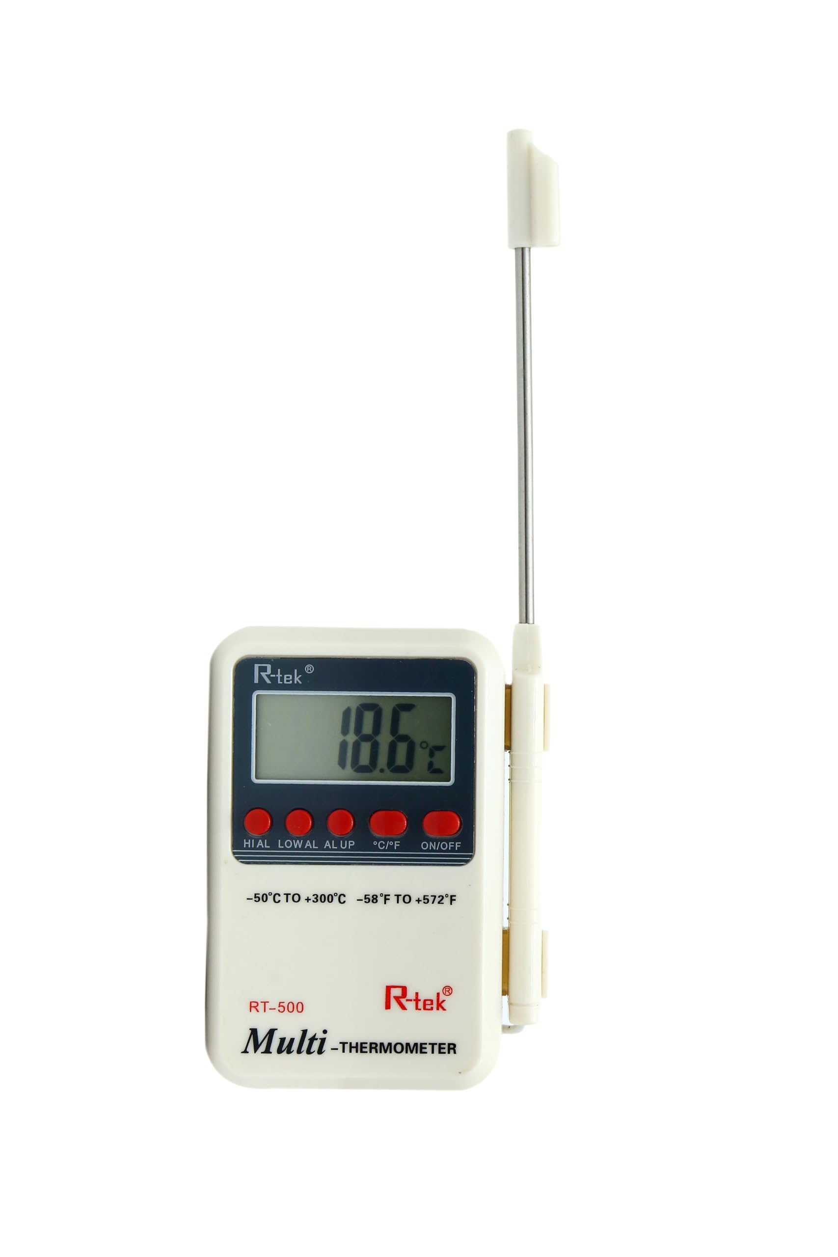 R-TEK Digital Food Thermometer with External Sensing Probe and Portable LCD Digital, Accurate Fast Response (White) (B0CTH8QX4C) Amazon Price History, Amazon Price Tracker