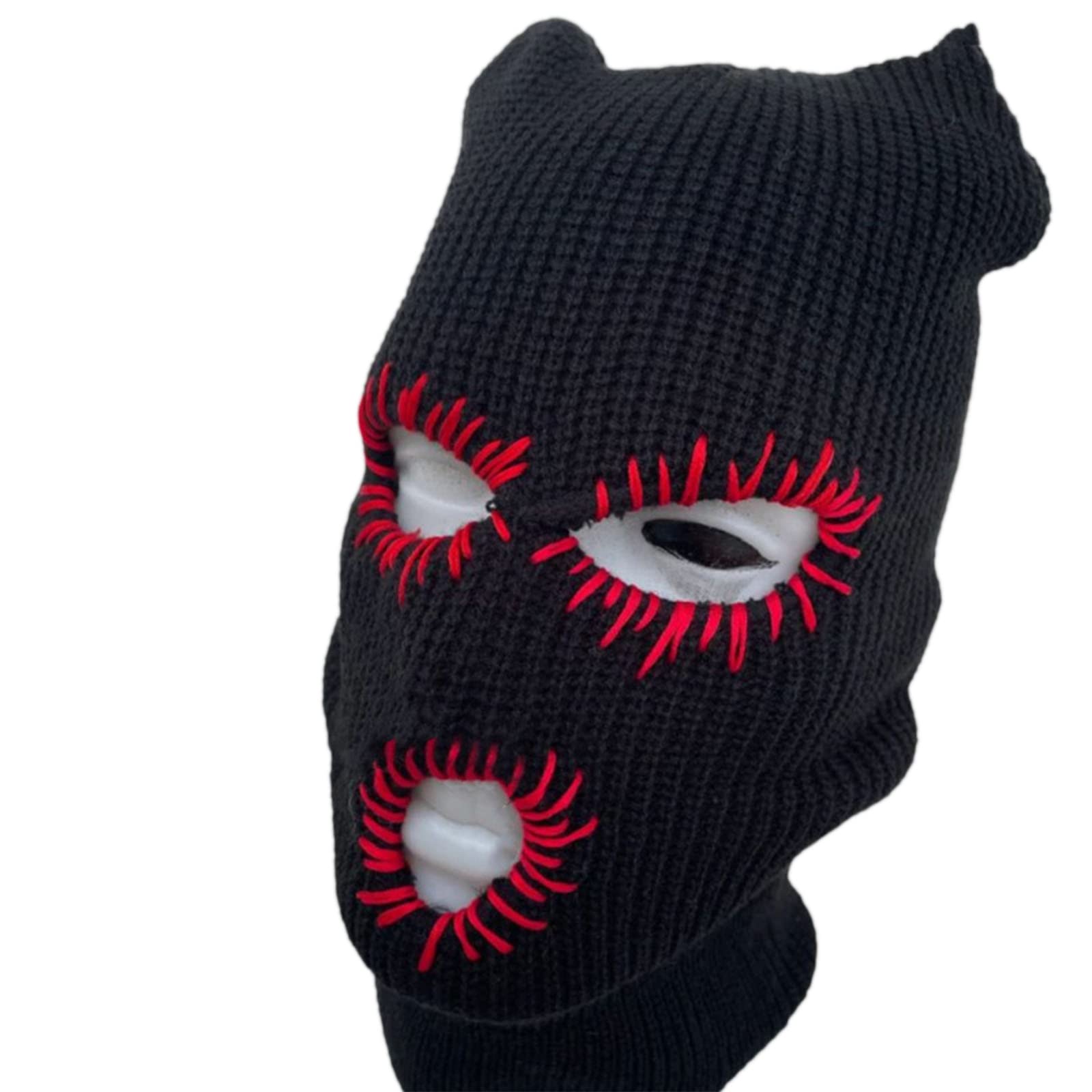 Maxtonser Distressed Halloween Funny Scary Hooded Party Hat Knitted Hat