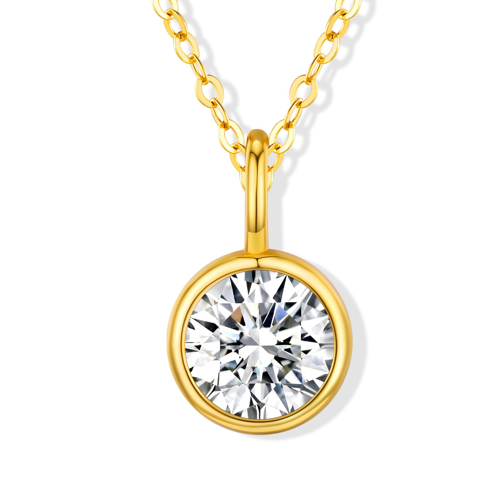 SugarTang Necklaces for Women, Cubic Zirconia Diamond Necklaces for Women