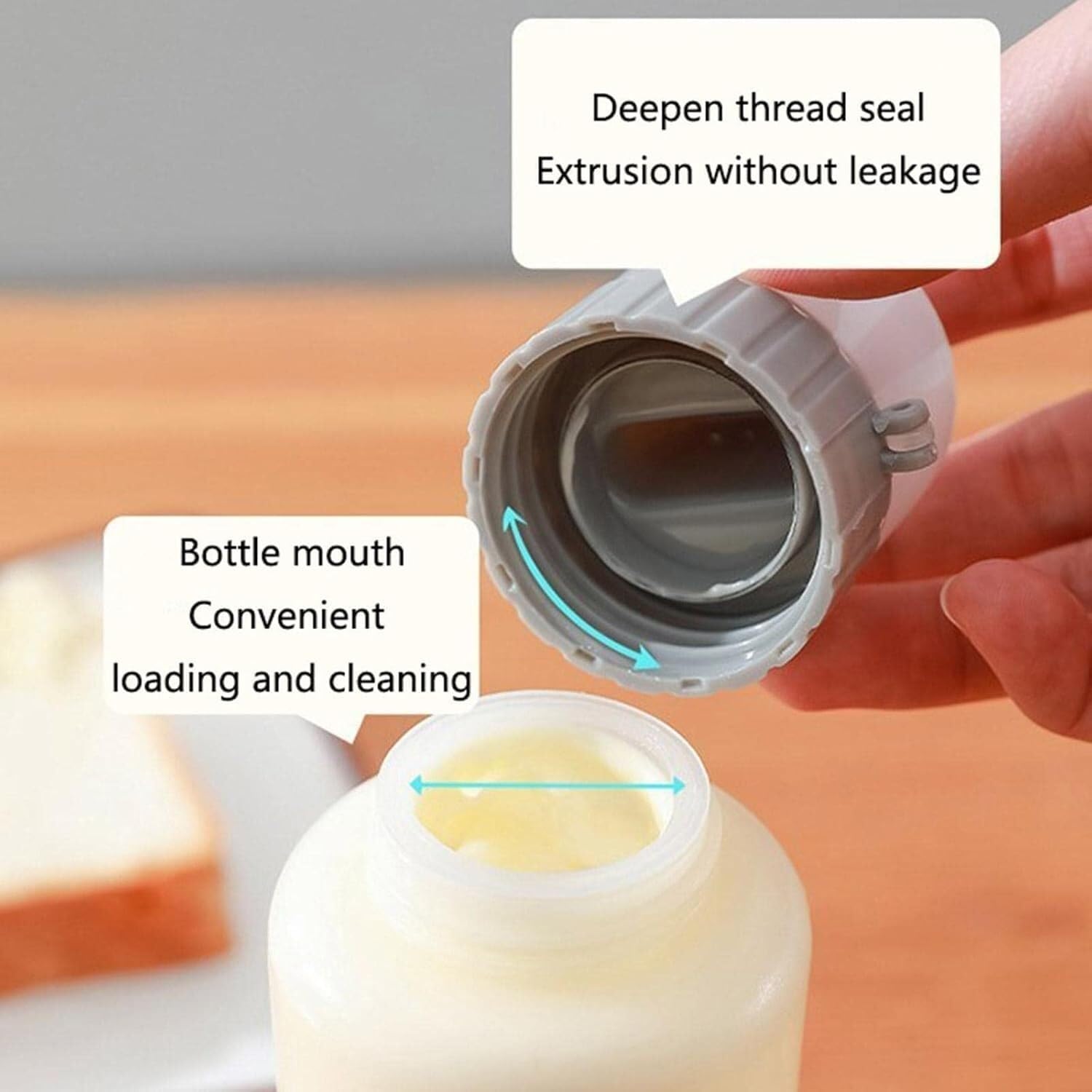 Quetschflasche Squeeze Flasche 5-teiliges Set Aus Gewürz-Quetschflaschen Mit Skala, Ketchup-Flasche, Ölflasche, Soße, Kunststoffbehälter, Küchenutensilien Saucenflasche(G,175ml)