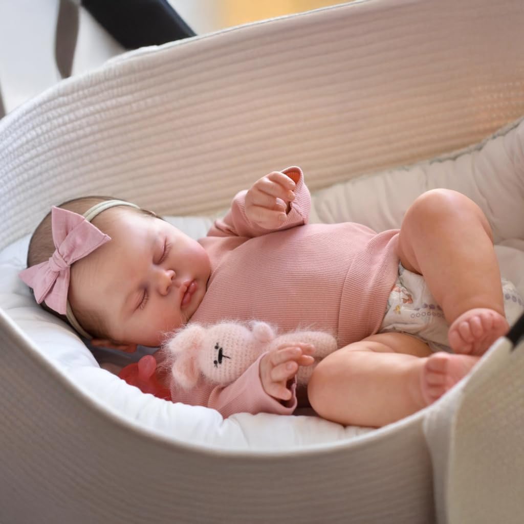 Miękki silikon Reborn Baby Dolls Cloth Body 45 cm miękki winyl realistyczne lalki Reborn Babe Realistyczne lalki Reborn noworodek, które wyglądają jak prawdziwa zabawka dla niemowląt, prezent