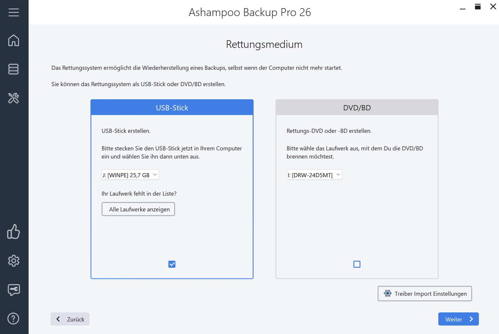 Backup Pro 26 - Datensicherung Programm, Rettung bei Malware-Befall, defekter Festplatte oder Windows Crashes - kompatibel mit Windows 11, 10