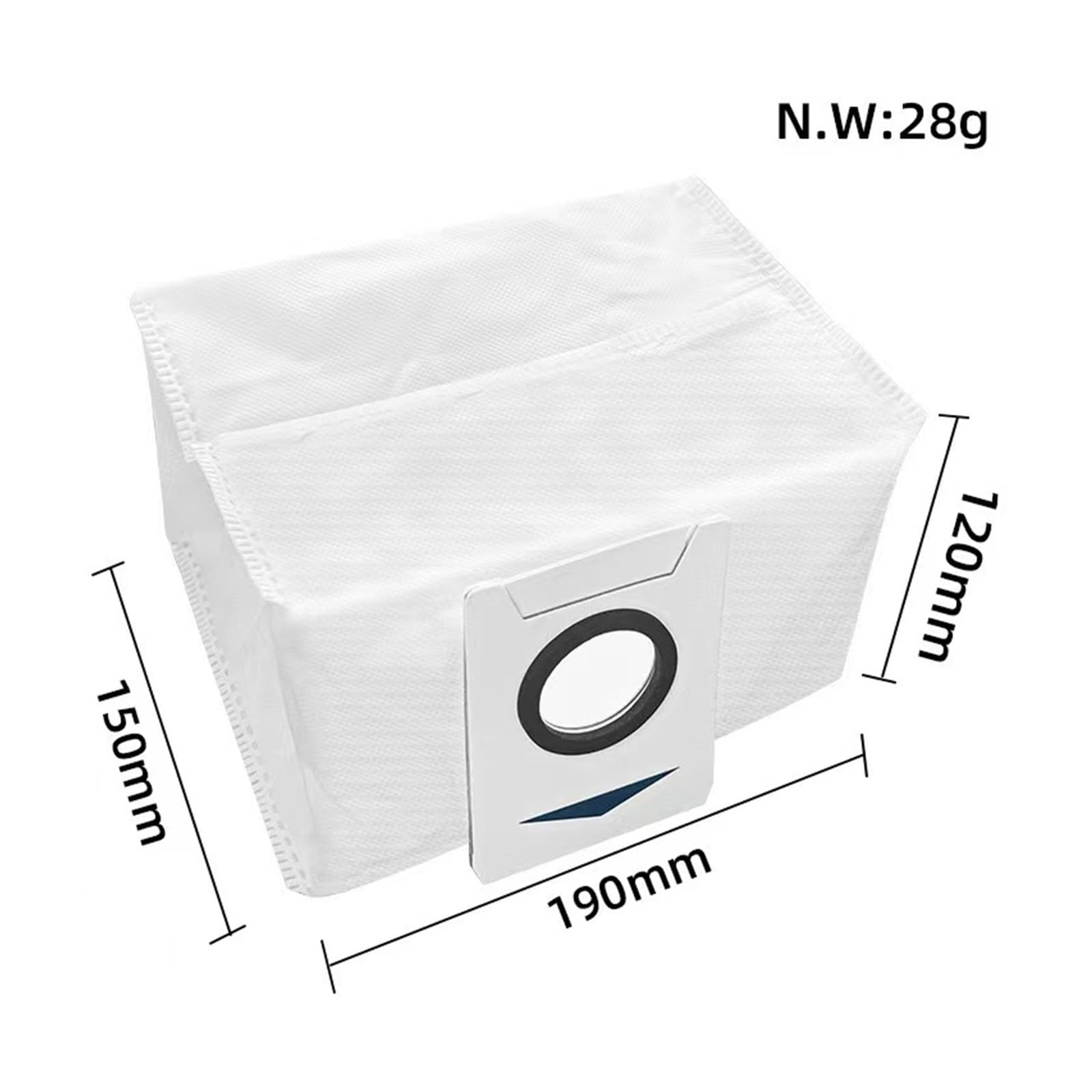 For Deebot X1 OMNI / T10 OMNI / T20 OMNI Accessori For Sacchetti For La Polvere Pattumiera Sacco For Immondizia Sacco For Aspirapolvere Robot Parti For Aspirapolvere(20pcs)
