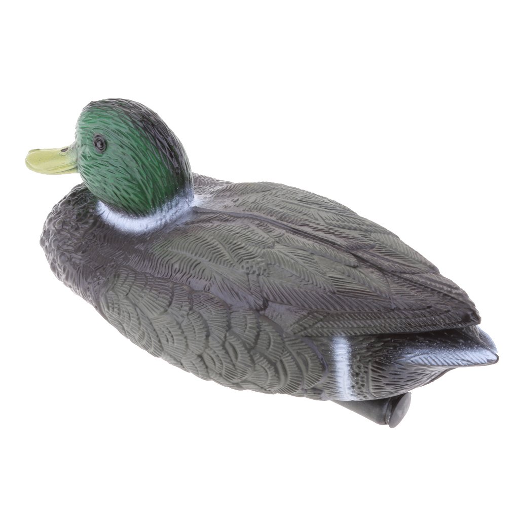 Segolike Plastic Mallard Duck Decoy Floating Drake Duck Decoy for Hunting &Fishing #1-image-39
