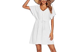 Women's Plus Size Swim Cover Up Dress