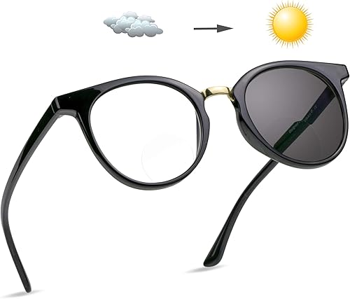 LifeArt Gafas de lectura bifocales, gafas de sol fotocromáticas de transición, color gris oscuro, marco ovalado, gafas de lectura para computadora, LifeArt Gafas de lectura bifocales, gafas de sol fotocromáticas de transición, color gris oscuro, marco ovalado, gafas de lectura para computadora,