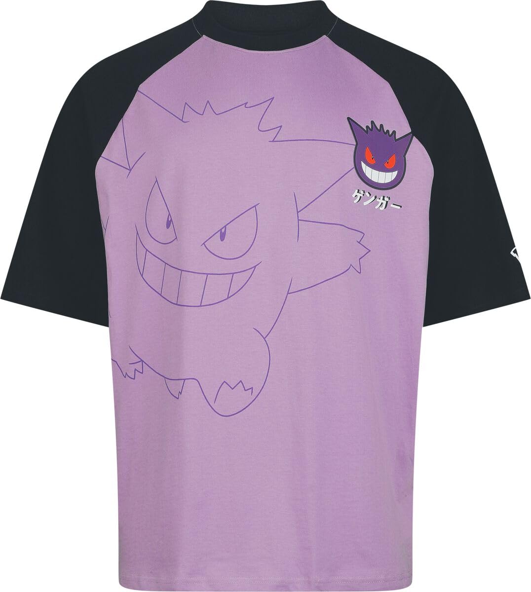 Pokémon Gengar - Oversize Hombre Camiseta Lila Más Grande