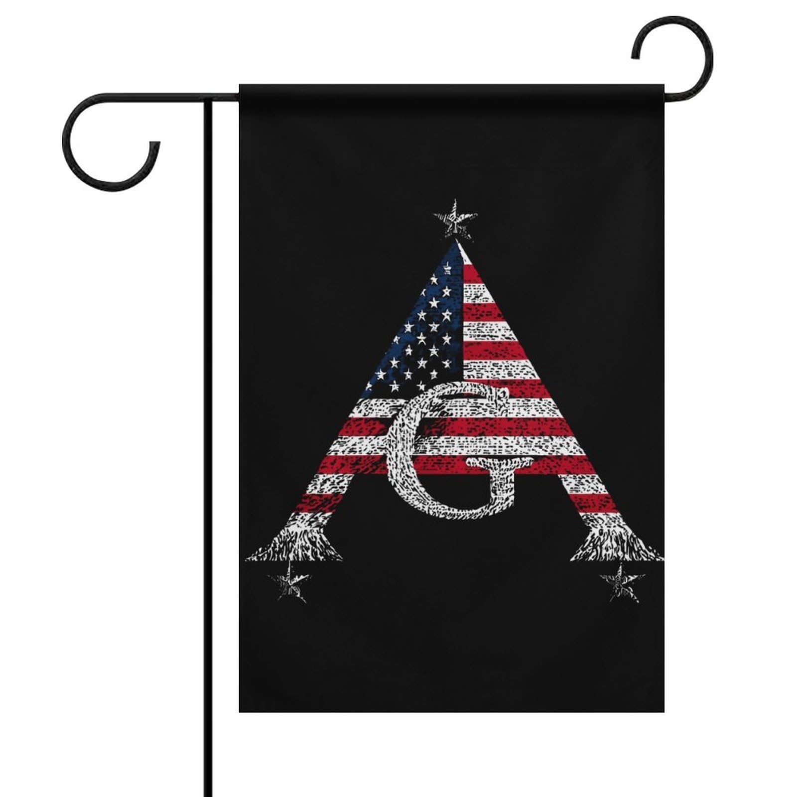 Freemasonry U.S. Flag Garden Flag 12x18 Inch Double Sided Small for Outside Holiday Yard Flag