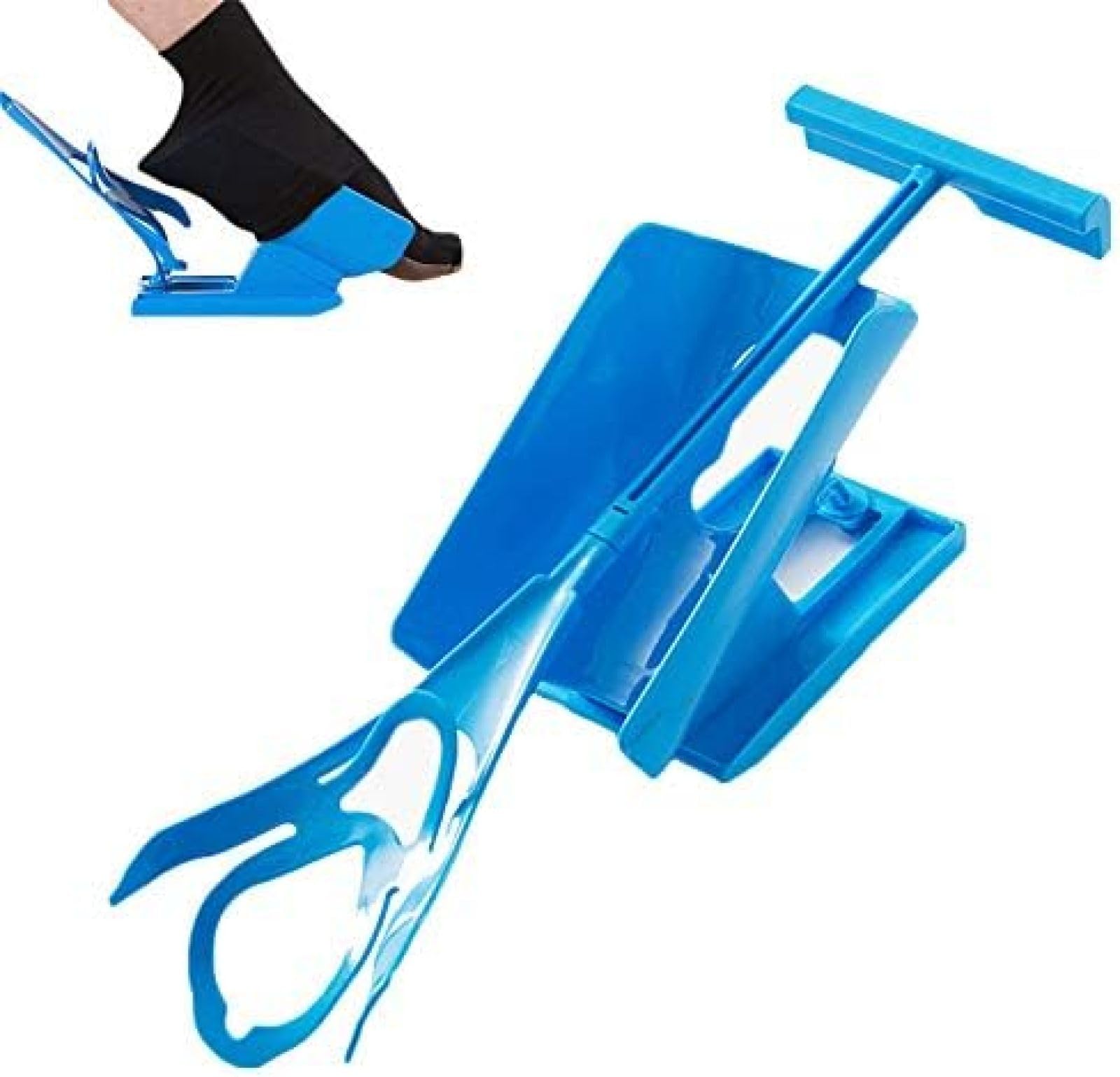 Ayudante de Calcetines - Ayudante de Calcetines para Personas Mayores - Ayuda para Calcetines - para Ponerse y quitarse los Calcetines sin doblarse - Apósito para Calcetines fácil de Poner y