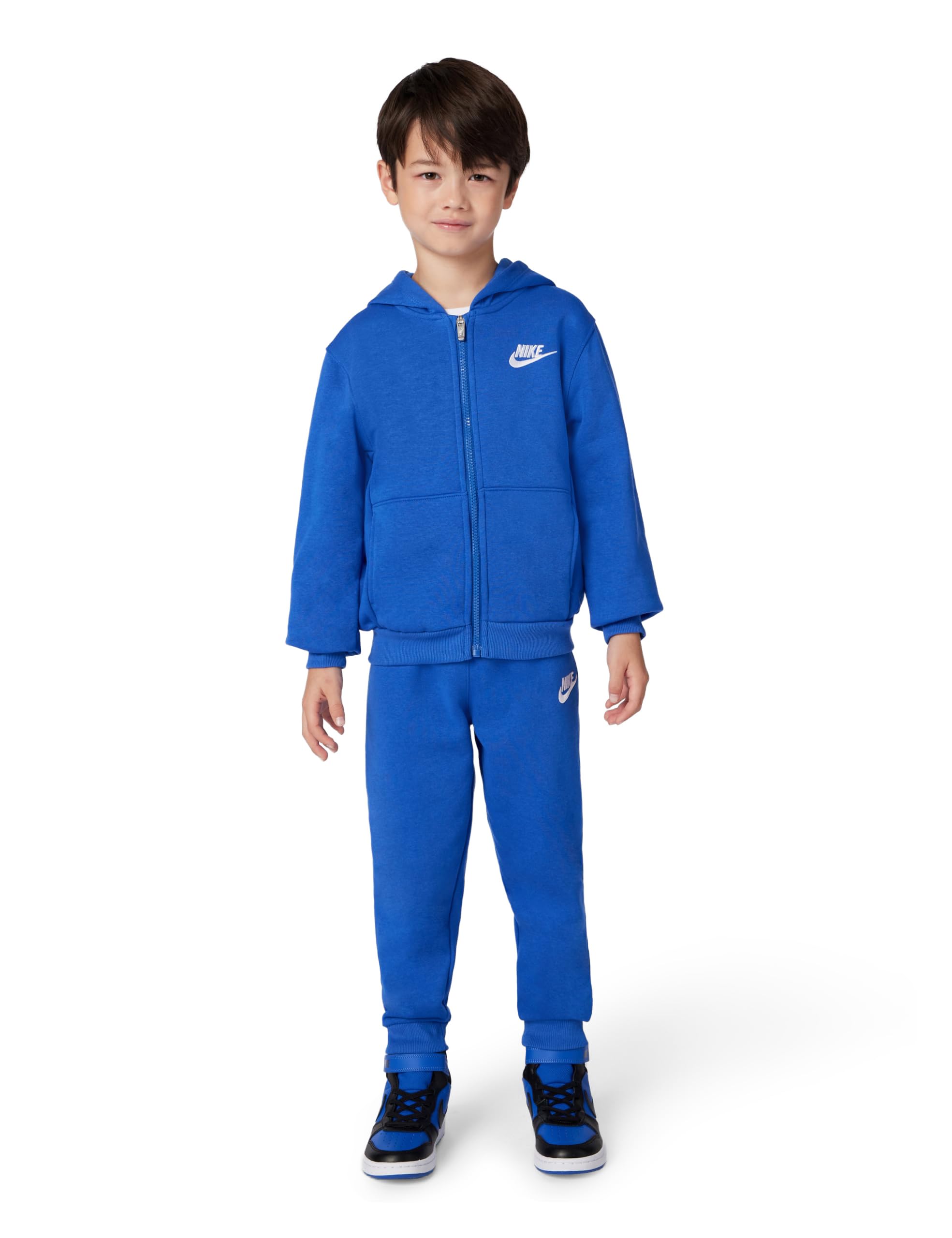 Nike Tuta da Bambini Club Fleece Zip Blu