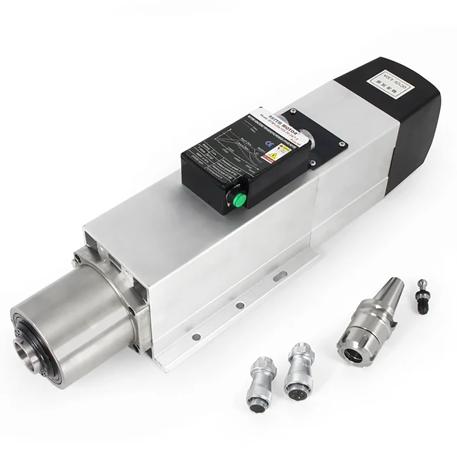 RATTMMOTOR CNC 4,5 KW, mandrino di raffreddamento ad aria, ATC, motore automatico cambio utensili, BT30,220 V, mandrino di fresatura ad aria, 24000 giri/min, 800 Hz per fresatura CNC