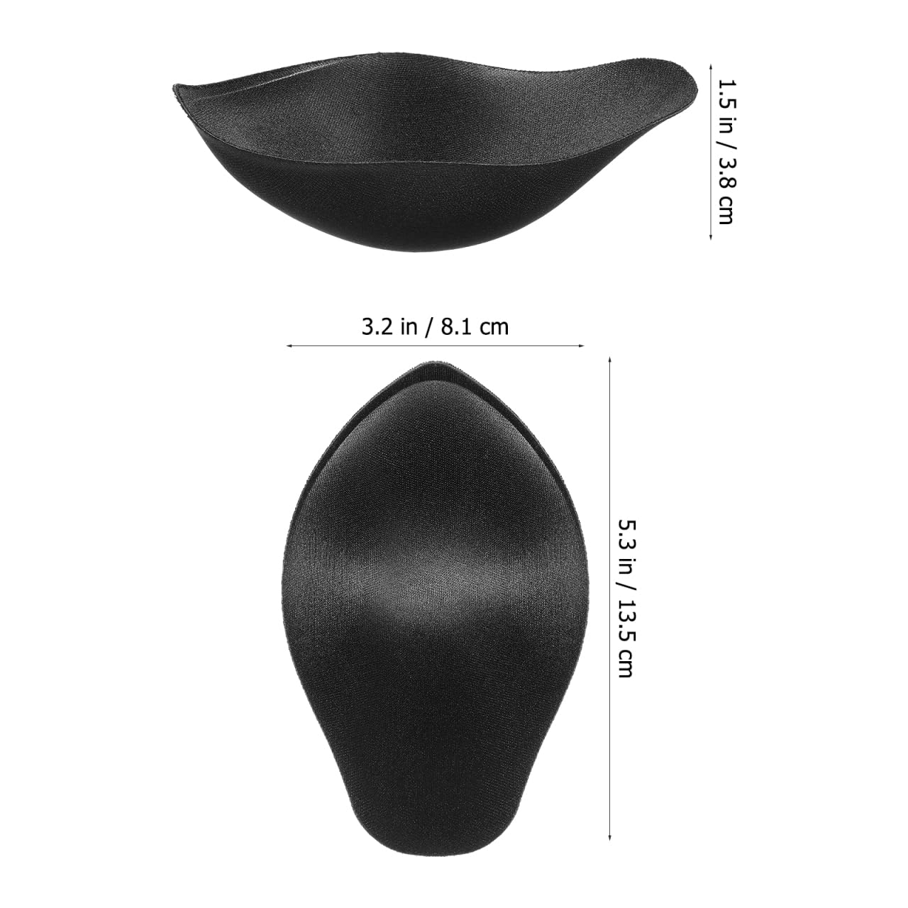 Bañador para hombre, 2 piezas, con relleno de negro, para surf y fitness