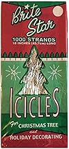 Brite Star Tinsel Icicles, 1000 Strands Per Package