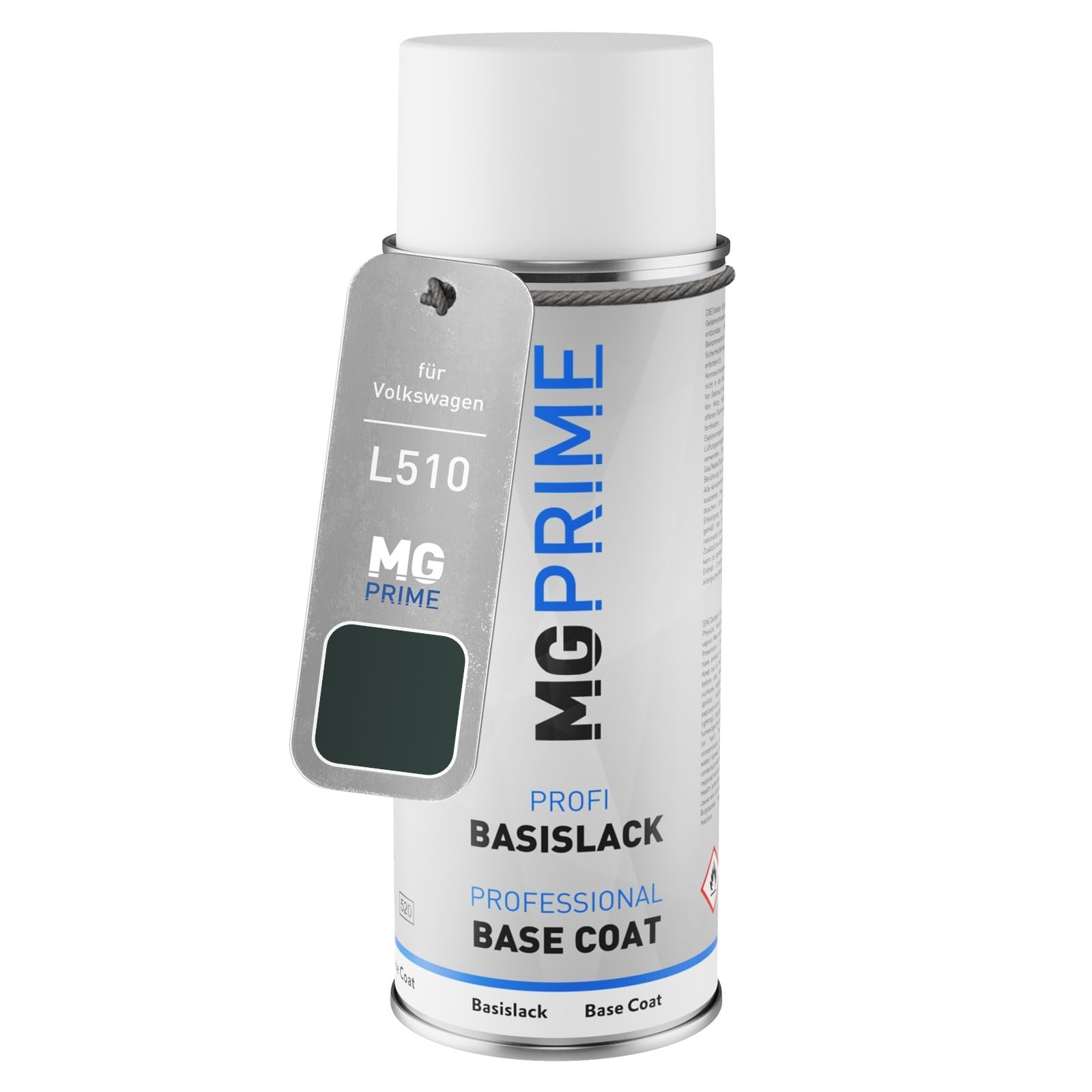 Mg Prime Grün Car Paint Spray Can For Volkswagen Vw L510 / 510 Base Coat Spray Can 400Ml