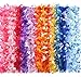 80 Count Hawaiian Flower Lei for Luau Party - Bulk Set of Floral Necklace Leis Vibrant Colors Assortment for Party Favors, Garland Decorations or Ornaments for Any Occasion