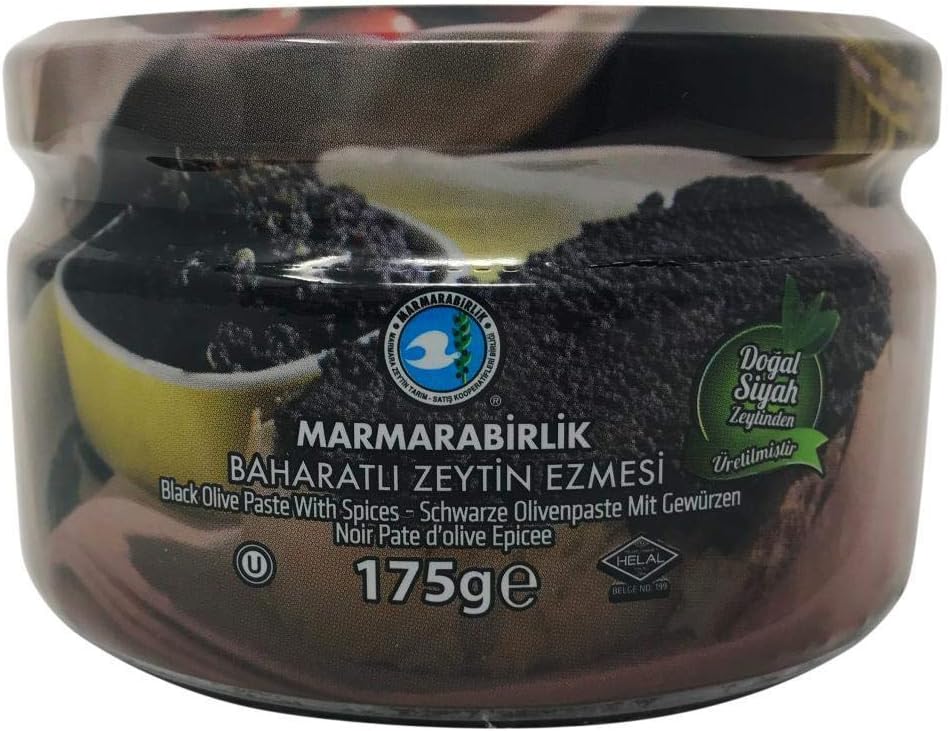 Black Olive Paste, Olive Spread (Spices, 175 gram)
