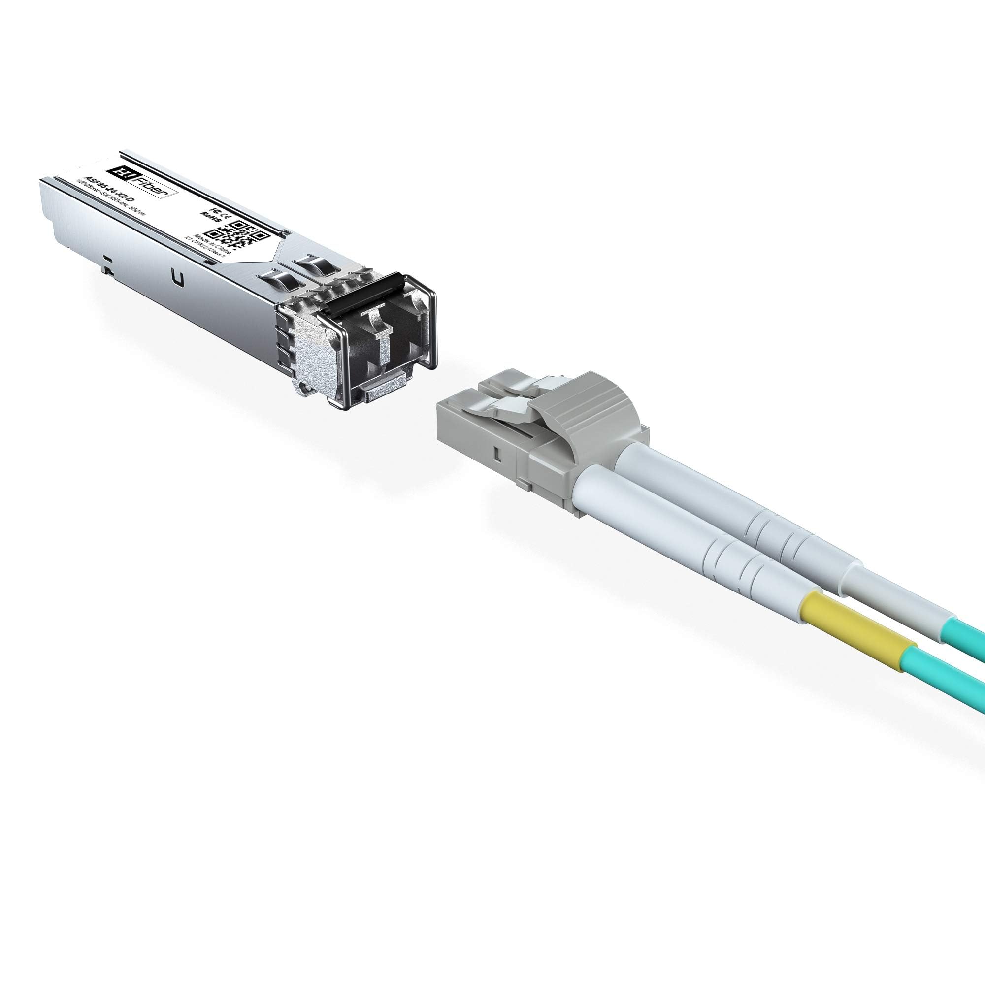 10 Pack,émetteur-récepteur SFP 1000BASE-SX, SFP à LC, Module Multimode 1.25G Compatible avec CiscoGLC-SX-MM/GLC-SX-MMD,MA-SFP-1GB-SX,UbiquitiUniFi UF-MM-1G,Mikrotik S-85DLC05D,Netgear AGM731F...