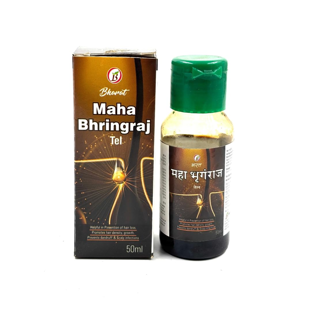 Bharat Ayurvedic Aushadhalaya Maha Bhringraj Tail Ayurvedic & Herbal Oils for Health 100ml(PACK OF 2)-image-47
