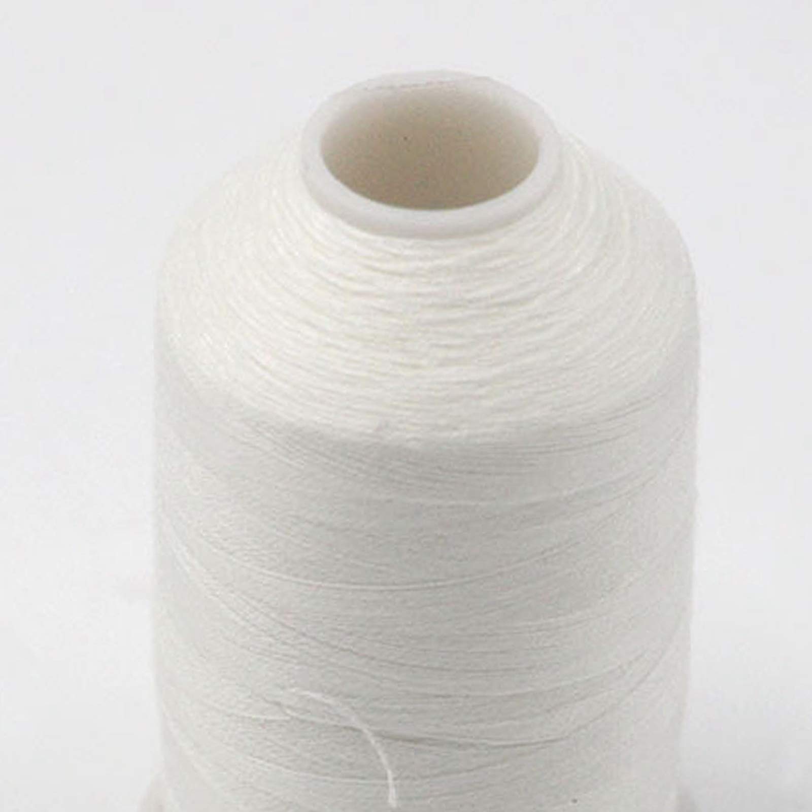 Juego de 10 hilos de coser solubles en agua 402 blancos para artesanías hechas a mano