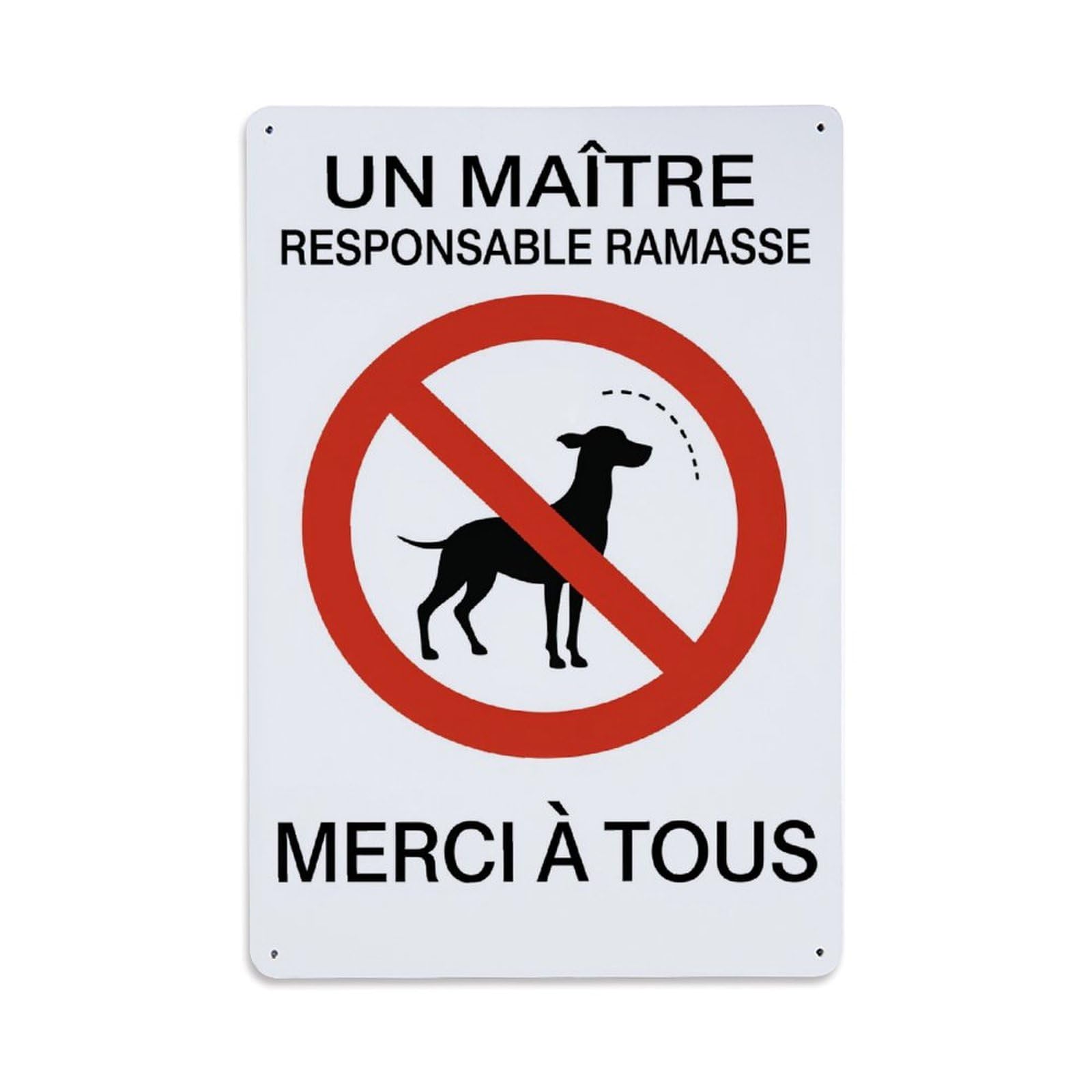Enderetf Vintage No Dog Poop Sign Tin Sign Metal Poster, Home Bar Garage Man Cave Cafe Indoor & Outdoor Wall Decoration 8X12inches