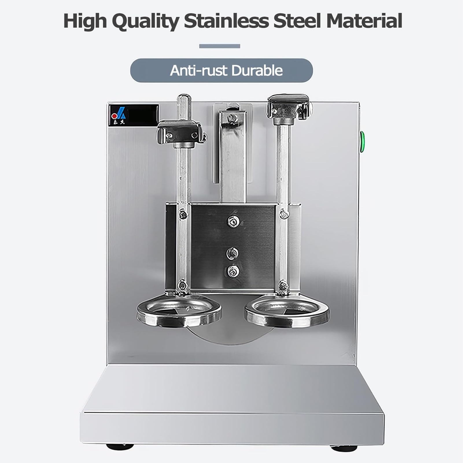 Automatische Milchtee-Shaker-Maschine, Zwei 360°-Shakerköpfe - elektrischer Shaker, automatische Shaker-Maschine mit 2 750-ml-Schneegrammbechern,