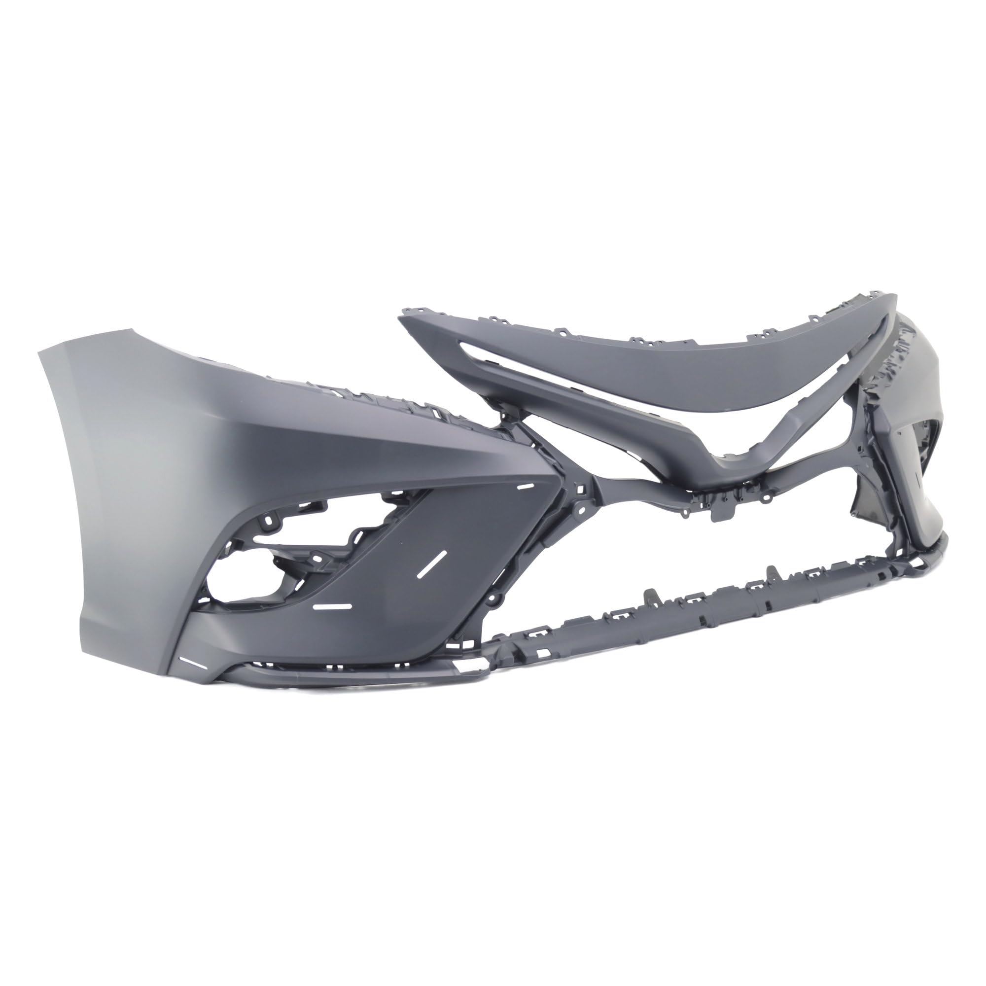 Front Bumper Cover Grille For 2018-2020 Toyota Camry SE/XSE – No Sensor Holes, Primed, Unpainted