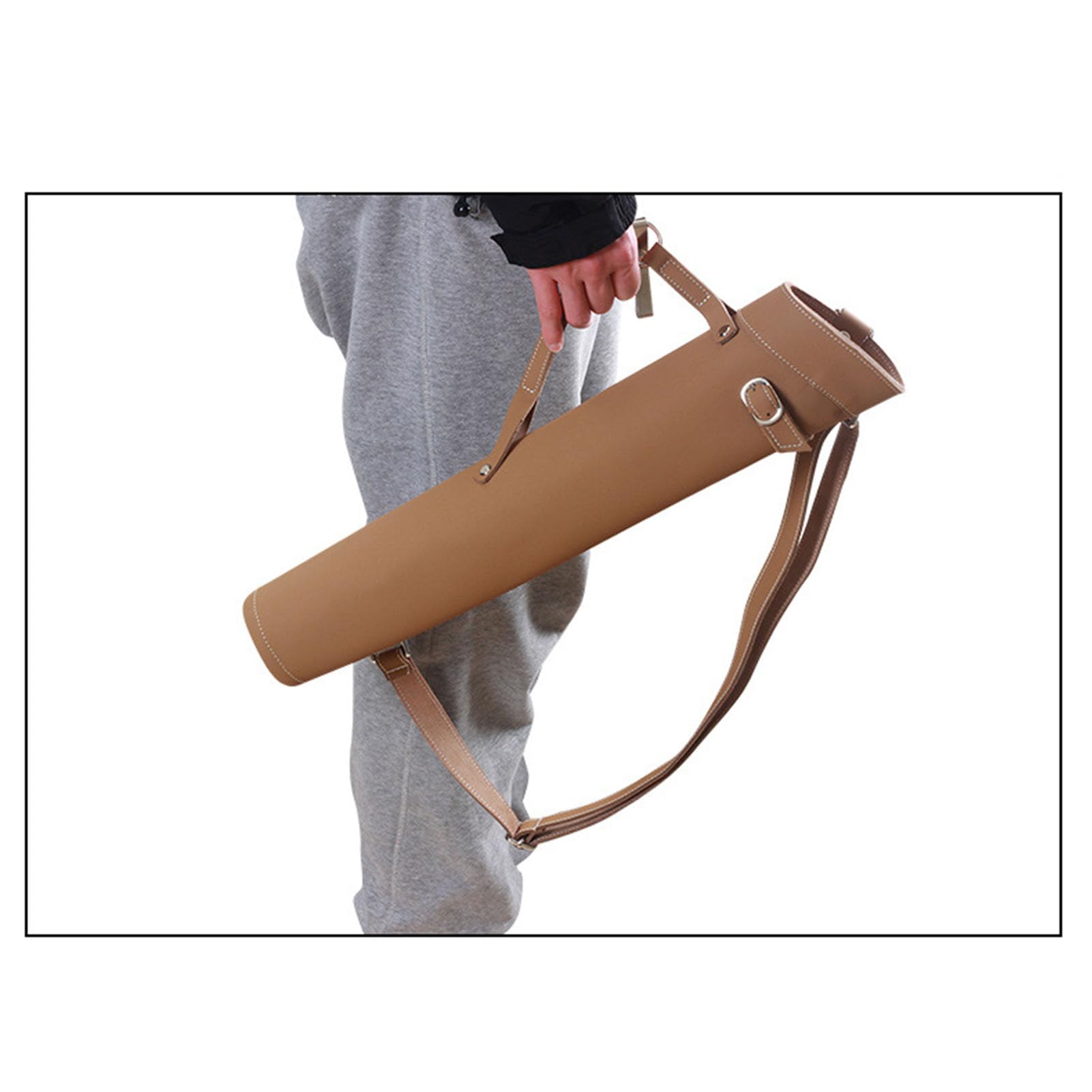 Archery Carquinero, Soporte de Flecha de Hombro Toserador Impermeable Bolsa de Flecha Trasera de Gran Capacidad para Entrenamiento de Caza de Objetivos Al Aire Libre