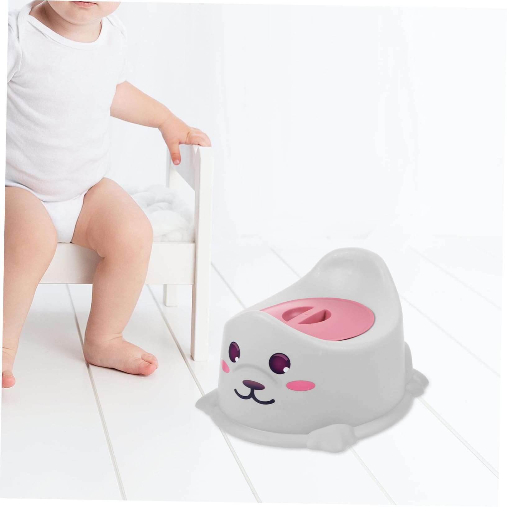 Babytöpfchen mit Deckel, 1 Stück, Pp, Tragbar für Kinder