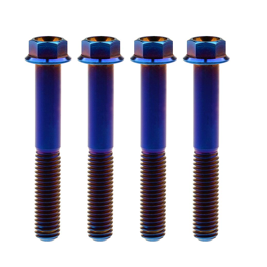 Wanyifa Titanium Hex Small Flange Head Bolt M8 15 20 25 30 35 40