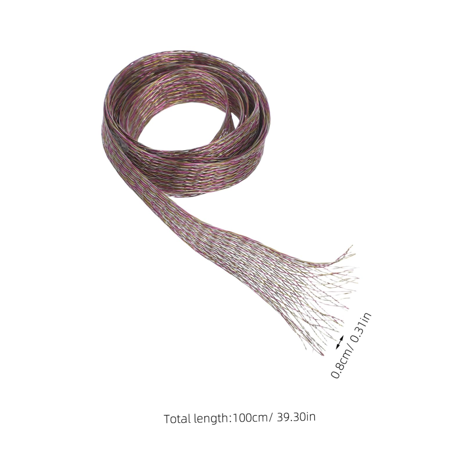 OUNONA Metal Wire Mesh Elastic Net DIY Jewelry Supplies for DIY Projects Mesh Fabric for Hole Filling