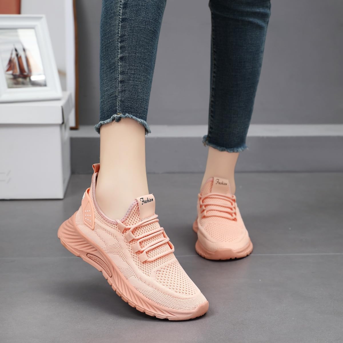 [SEINIES] ウォーキングシューズ レディース 軽量 ニット スニーカー 通気性 速乾性 コンフォートシューズ 婦人靴 アウト