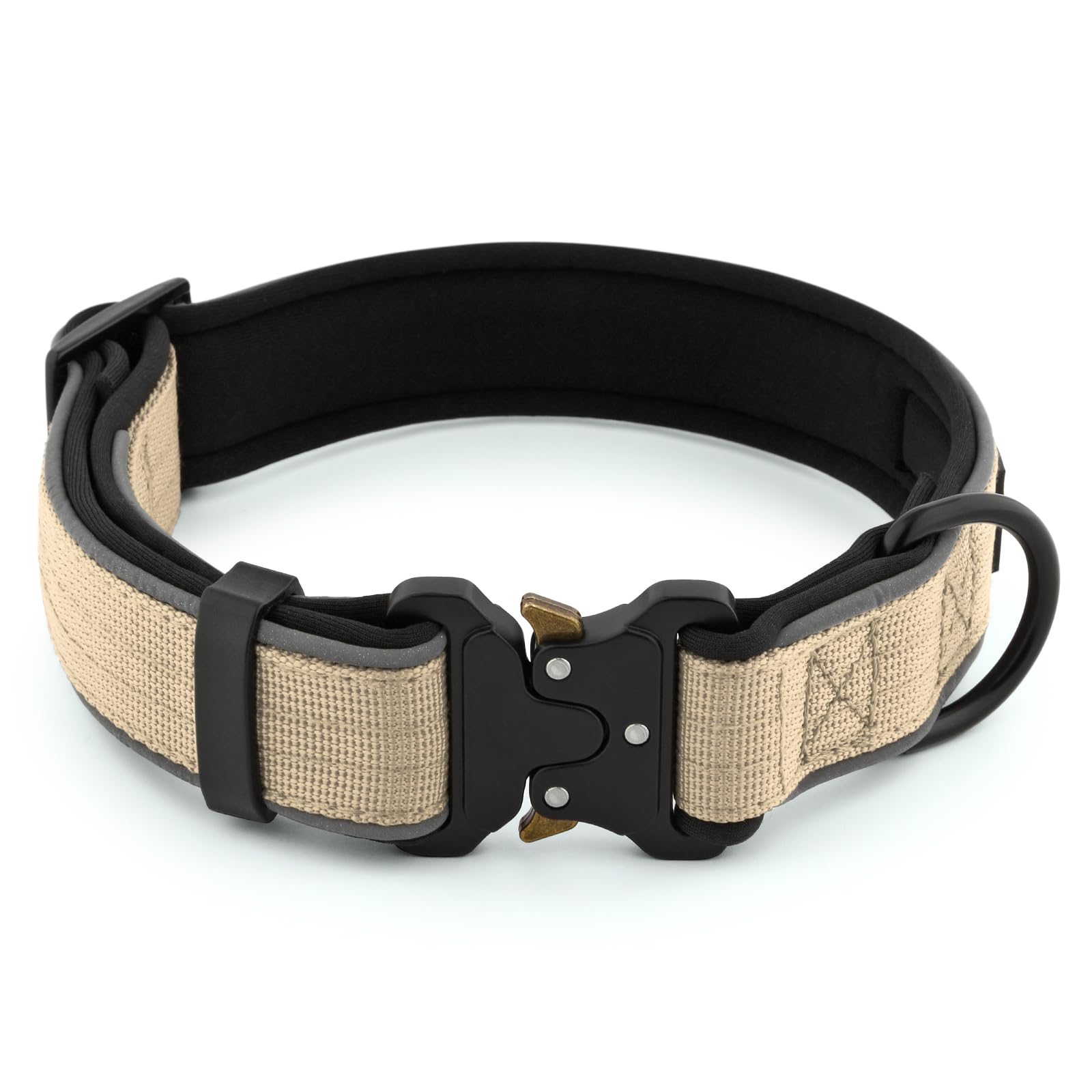 Plutus Pet Tactical Dog Collar, Reflective, Adjustable Heavy Duty Dog Collar, Soft Padded and Comfortable - Image 2