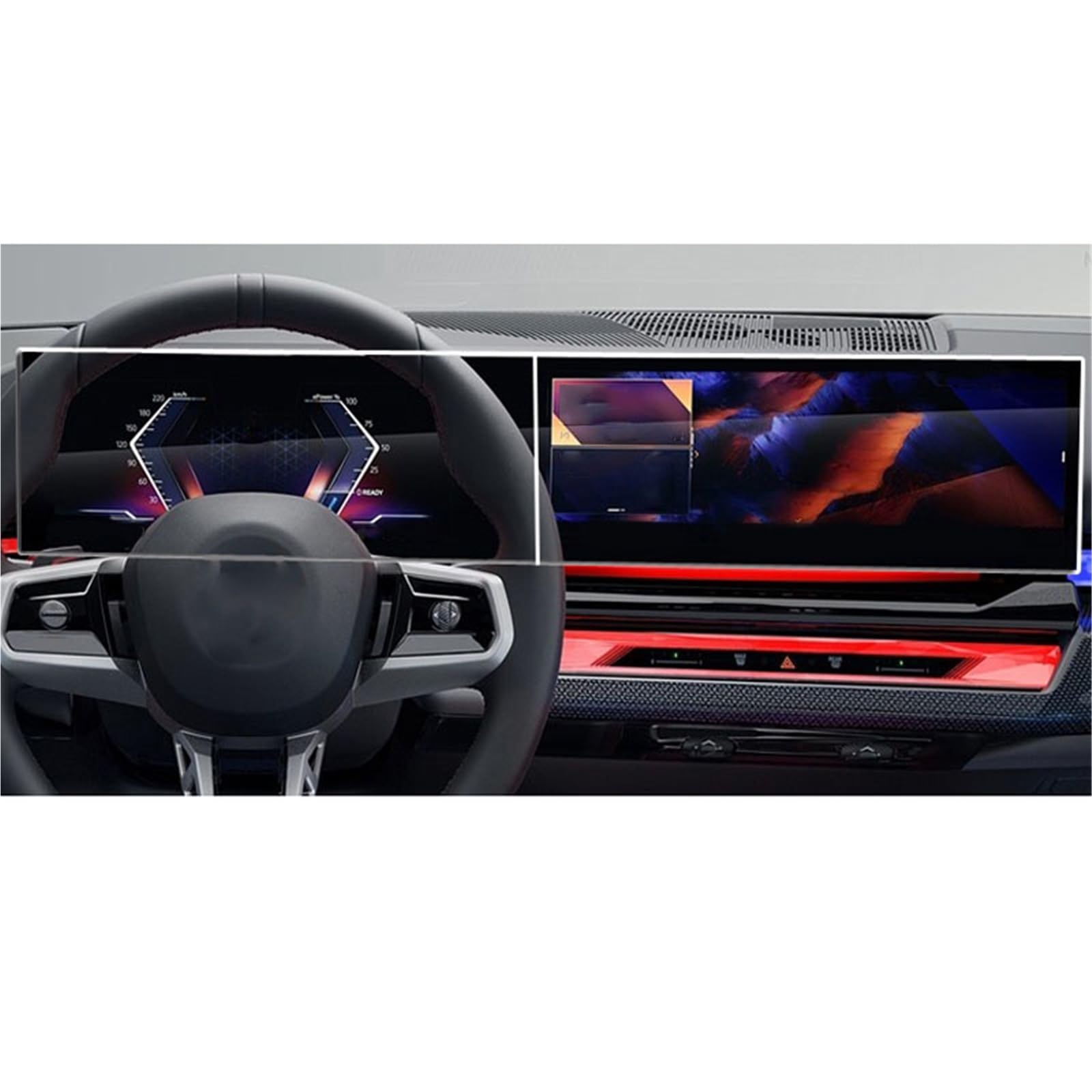 Protection écran I5 Touring eDrive 40 2024 verre trempé premium pour GPS 12.3