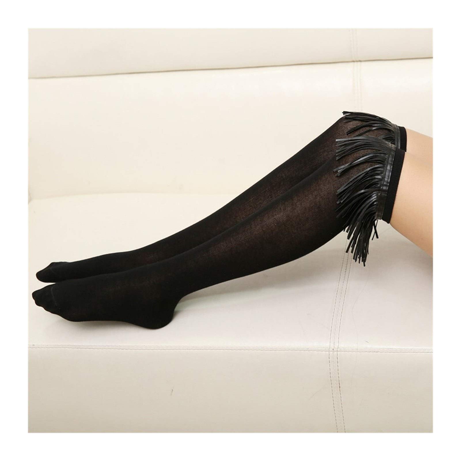 Chaussettes hautes stretch pour éviter les bas qui glissent tout en restant mince