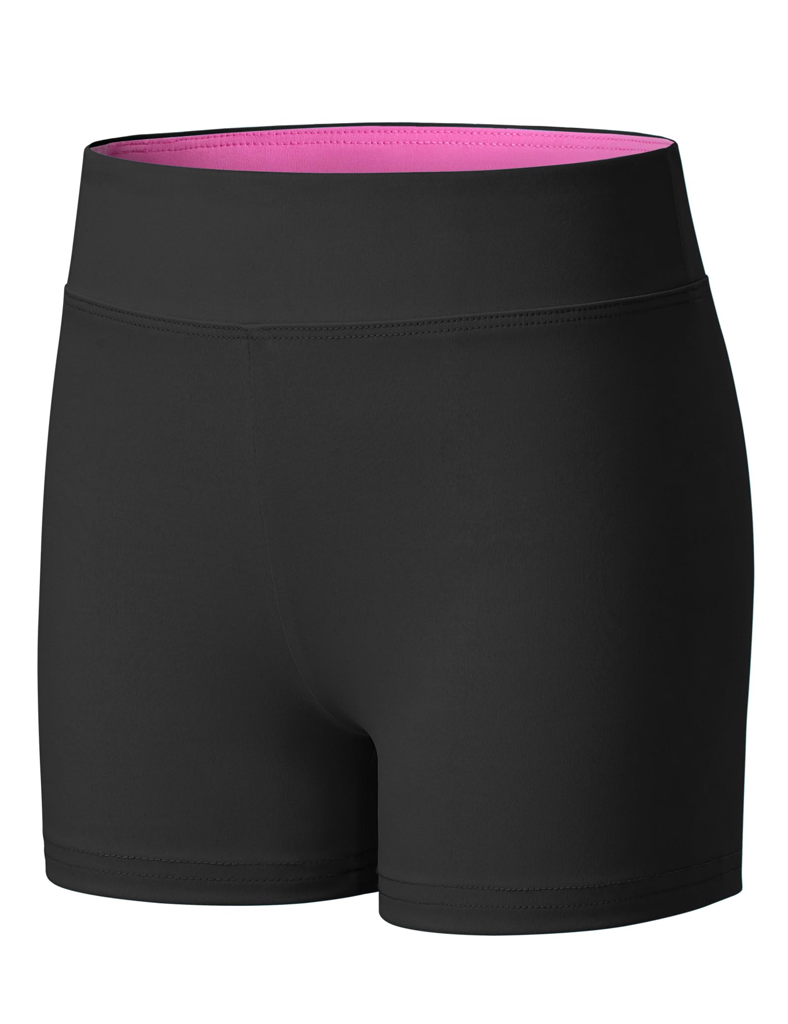 KEREDA Mädchen Kurze Sporthose Kinder Radlerhose Shorts Leggings Teenager Sport Hosen Elastisch Turnhose