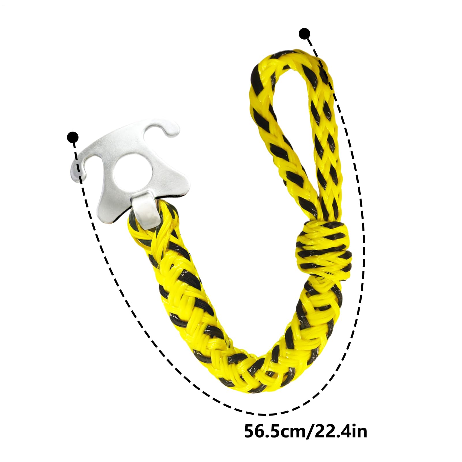 Corde de Remorquage pour Bouée Tractée - Corde Flottante pour Bouées | Attache Rapide et Facile d'Accessoires pour Pêche, Amarrage et Wakeboard
