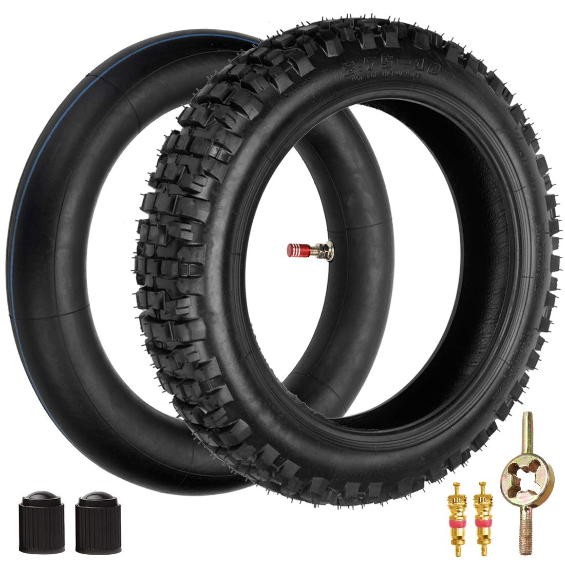 Buy FVRITO 2.7510 Knobby Tyre 2.75X10 Tire And Inner Tube for Honda