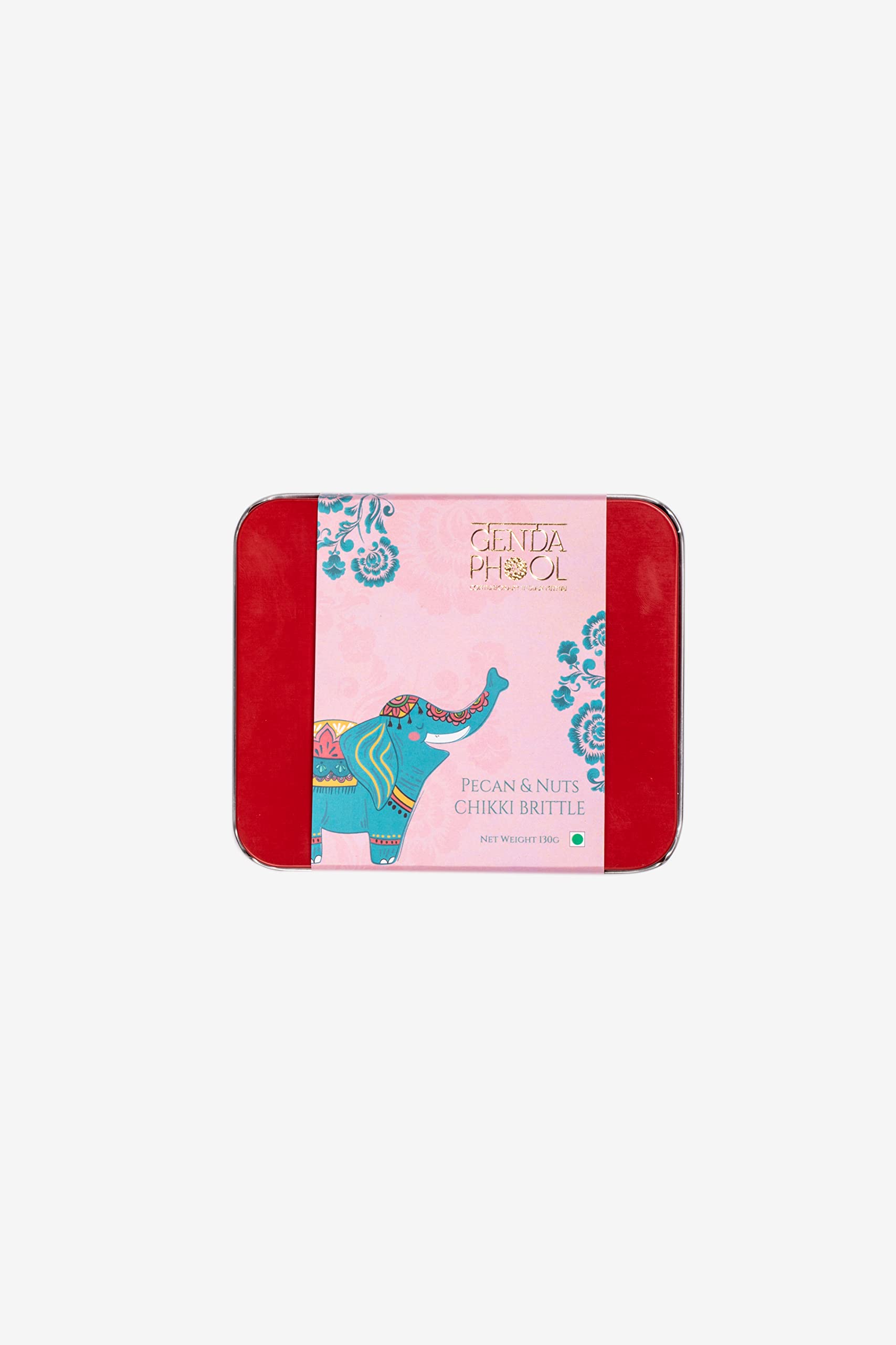 Genda Phool Chikki Brittle Gift Box | Pecan & Nuts Chikki Brittle Bar | 100% Natural | Vegan Friendly | Gluten & Preservative Free | Gajjak Sweets | Gift Pack | 130gms (B0C4GYQMWZ) Amazon Price History, Amazon Price Tracker