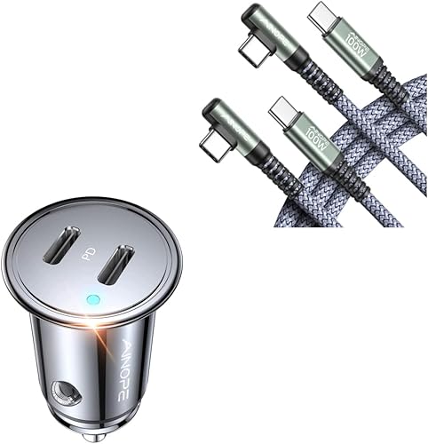 AINOPE Cable C a C de 100 W y cable de coche