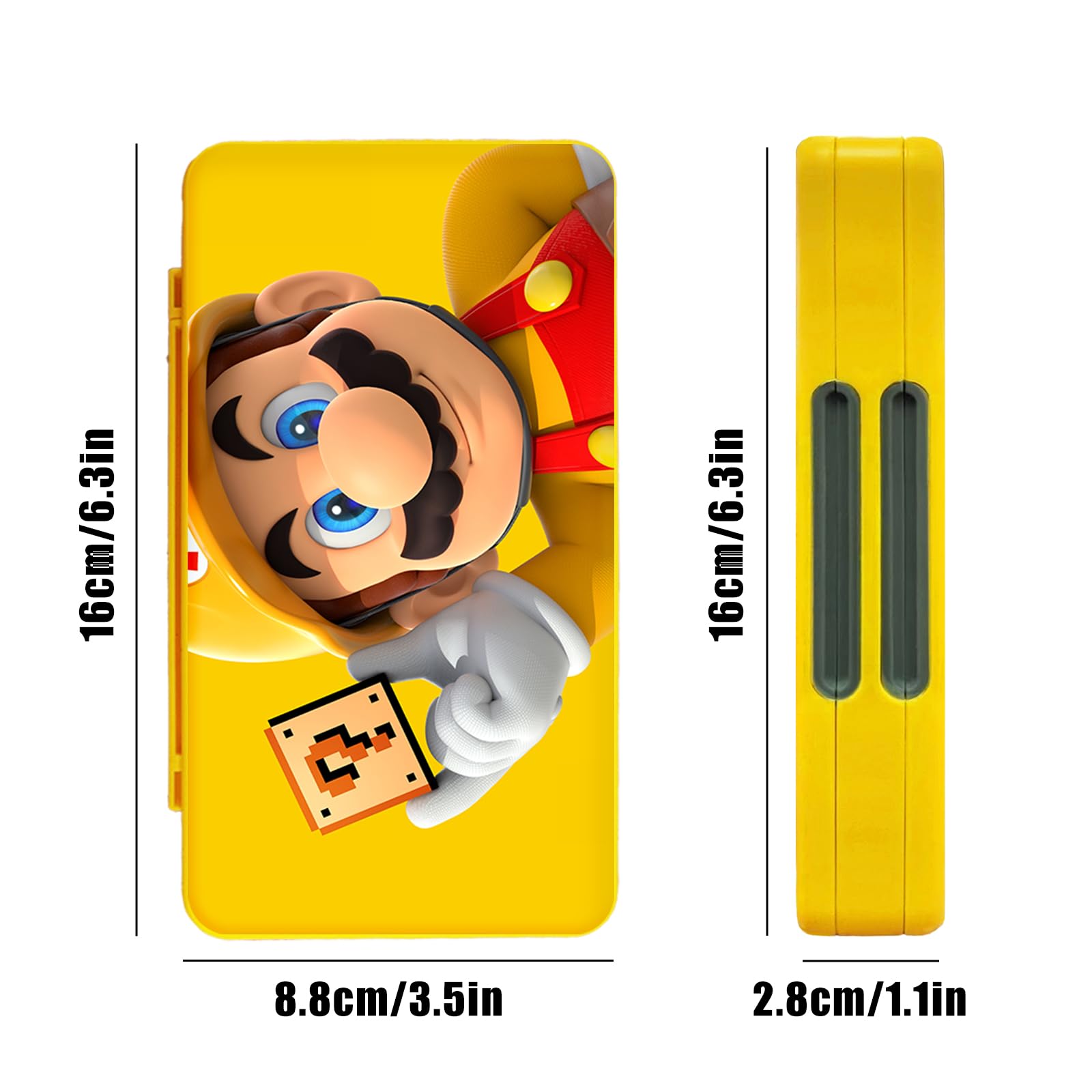 doepeBAE Switch - Custodia per carte da gioco compatibile con Nintendo Switch, porta carte da gioco, nuova custodia protettiva sottile portatile con 48 slot per schede da gioco e 48 slot per schede TF