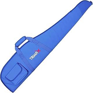 Trimax Funda JC115 Color Azul para carabinas, Rifles, escopetas y Armas largas en General con Hueco para el Visor. Acolchada. Longitud: 125 cm.…