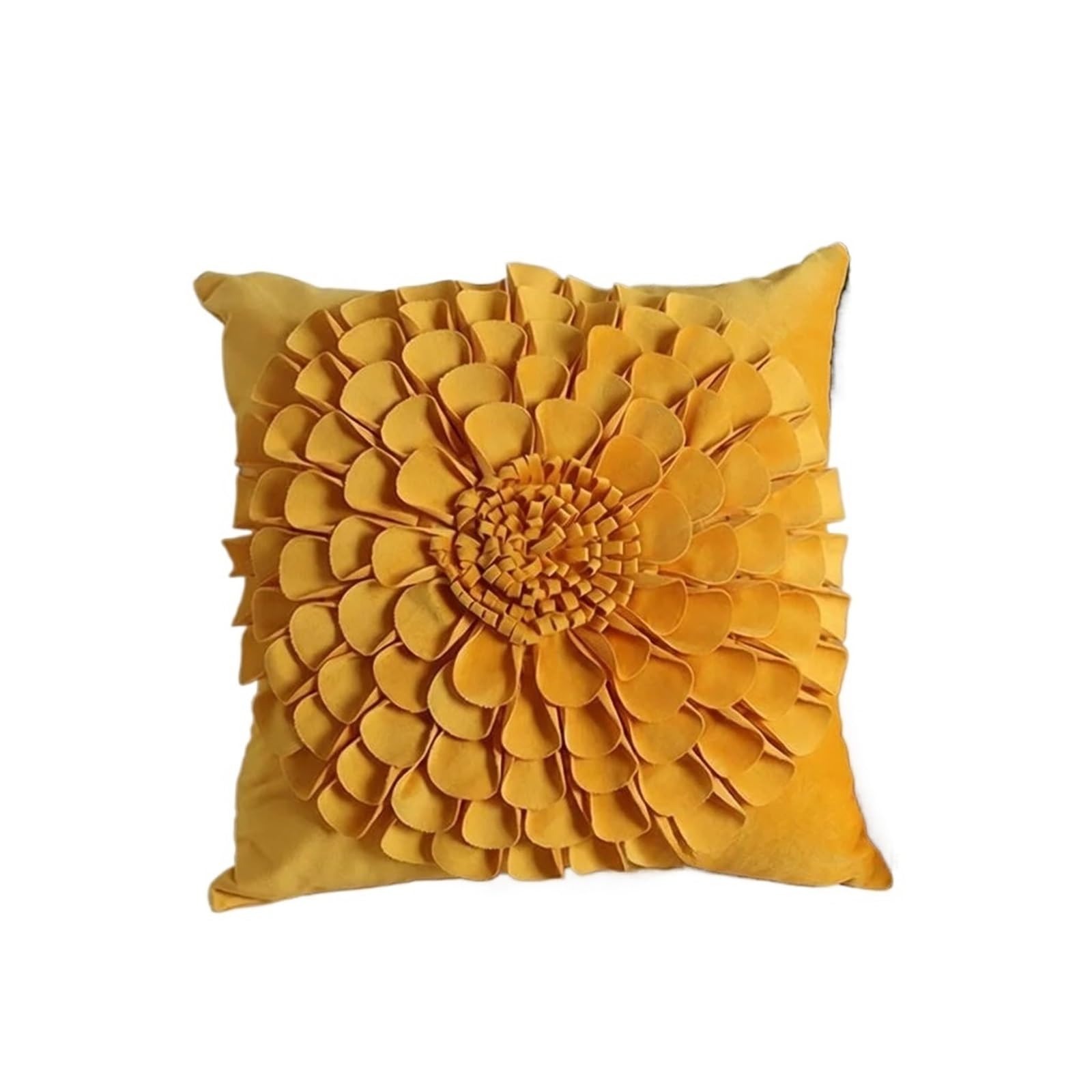 LCKKJHG Velvet Embroidered Flower Pillowcase Office Sofa Bed Headrest Cushion Home Decor Back Support Pillow(Color-13)