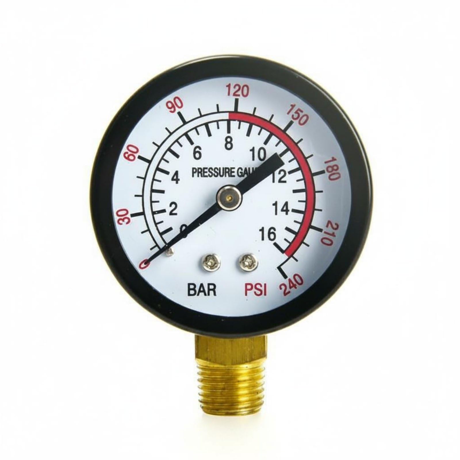 1.6 Mpa Radial Pressure Gauge 230 Psi Air Compressor Compact Face Measurement Instrument, Y40 Copper | Gauges Hydraulics, Pneumatics & Pumps Business-picture-21
