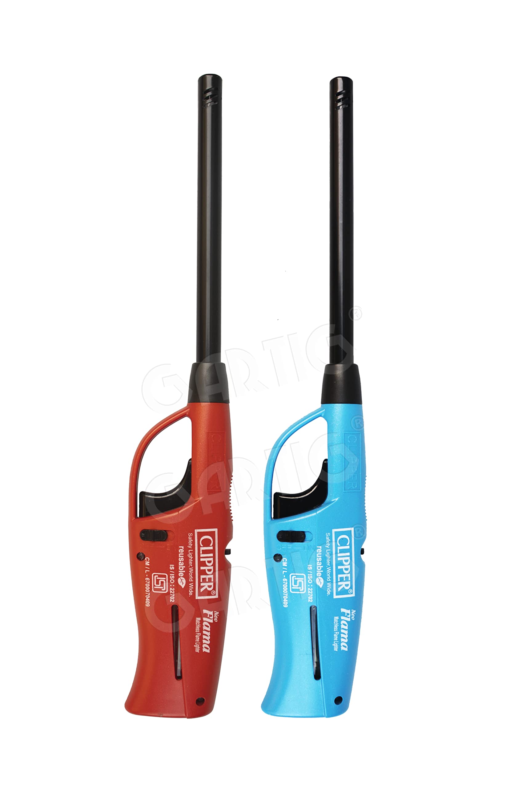 Clipper Neo Flama Matchless Flame Lighter Pack of 2