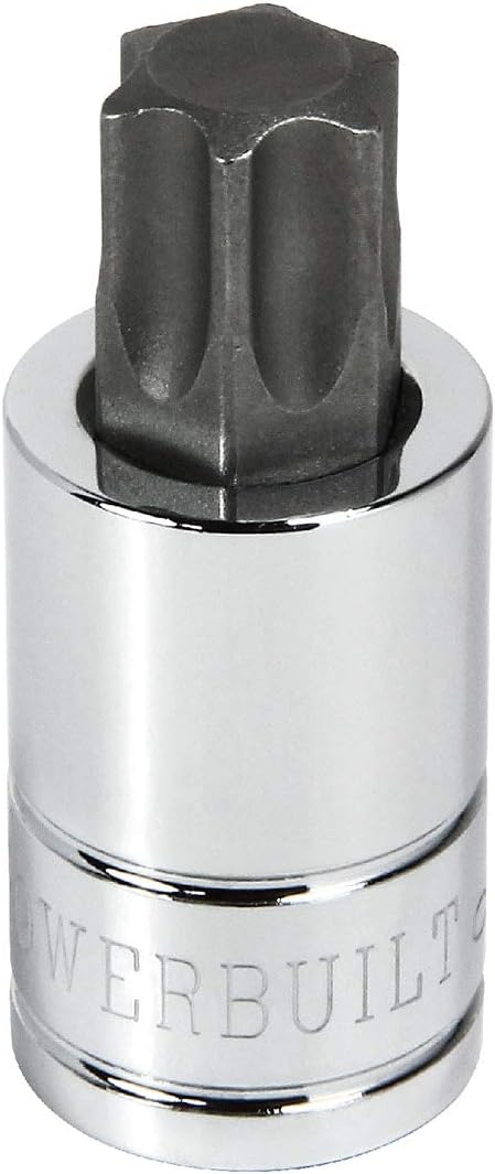 Powerbuilt T-70 Star Bit Socket, 1/2 Inch Drive, Torx, High Visibility Size Marking - 940363