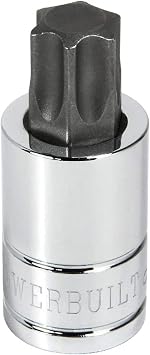 Powerbuilt T-70 Star Bit Socket, 1/2 Inch Drive, Torx, High Visibility Size Marking - 940363