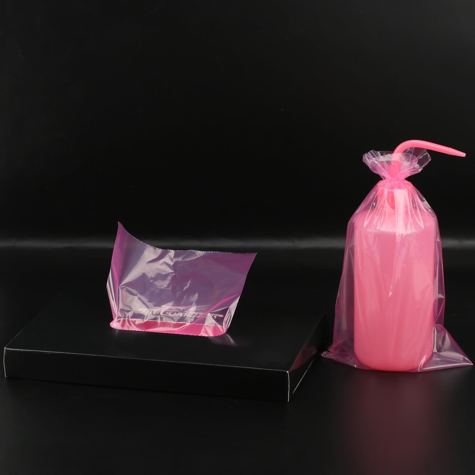 MOSROAD Pink Disposable Tattoo Wash Bottle Bags, 500 Pieces