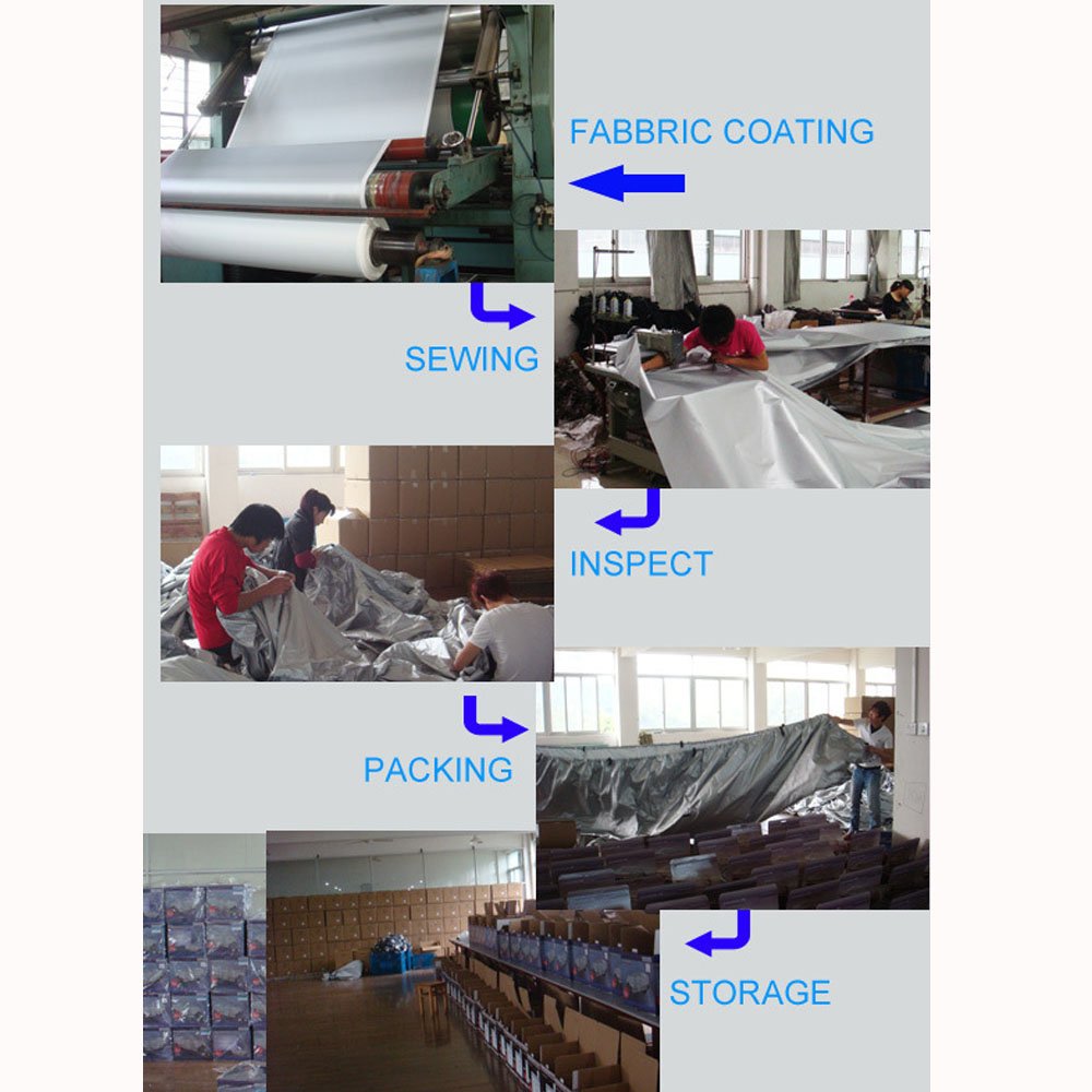 VIGORWORK Universal Car Covers Styling Outdoor Sunshade Heat Snow Protection Dustproof Anti UV Protection Covers Solar Protector Size — view 7